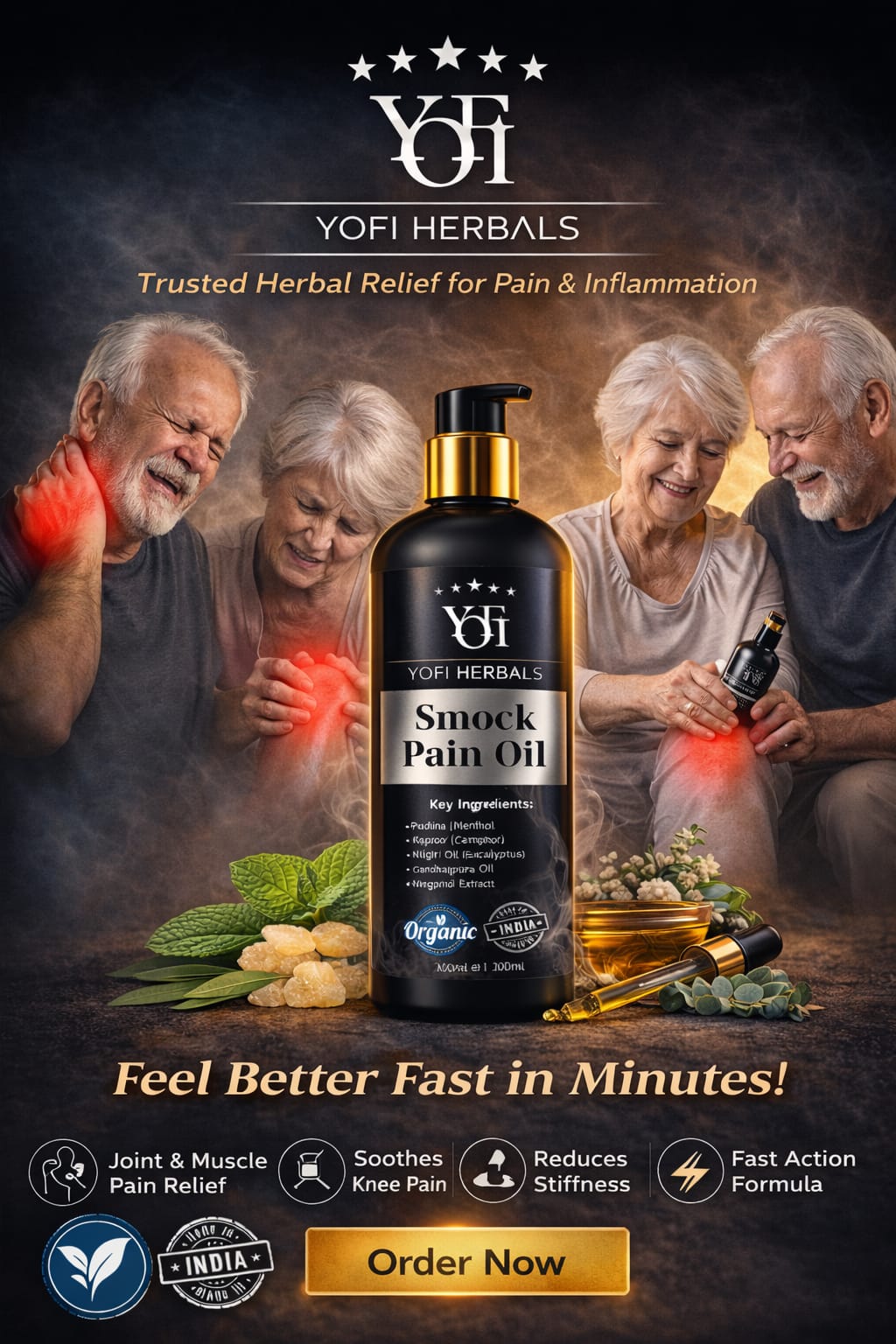 YOFI Smoke Relief pain Oil – Soothing Natural Skin Therapy