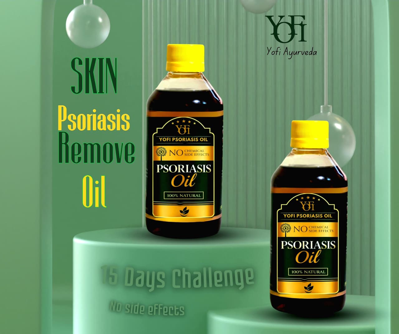 YOFI Psoriasis Relief Clean Oil – Soothing Natural Skin Therapy